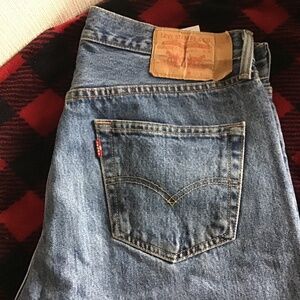 Levi’s original red tag 501 buttonfly jeans